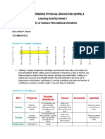 Health Optimizing Physical Education Las 5