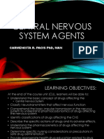 Central Nervous System Agents: Carmencita R. Pacis PHD, Man