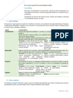 Resumen Examen Parcial I de Parasitología Medica