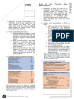 FINACC1 - Bank Reconciliation and Proof of Cash