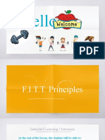 FITT Principles Program Design