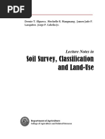 Soil Survey Classification and Land Use Lecture Note