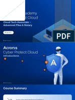 Acronis #CyberFit Cloud Tech Associate Advanced Files and Notary 2022