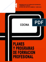 Planes Programas Formacion Profesional Cocina