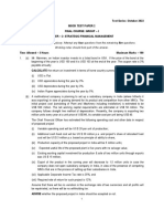 Question No. 1 Is Compulsory. Attempt Any Four Questions From The Remaining Five Questions. Working Notes Should Form Part of The Answer