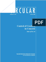 Control of Cracking in Concrete - State of The Art