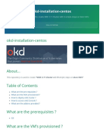 Okd Installation Centos