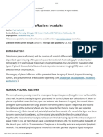 Imaging of Pleural Effusions in Adults