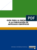 Guía para La Iniciación A La Publicación de Artículos Científicos