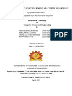 Crop Prediction System Final Report