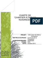 Charte de Chantier A Faibles Nuisances Zac Possession