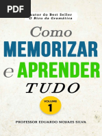 Como Memorizar e Aprender Tudo - Professor Eduardo Novaes Silva