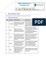 Demolition RISK Assessment