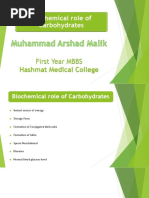 Functions of Carbohydrates 1