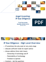 IP Due Diligence For Angel Investors