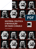 Livro David Maciel História Revolução e Politica em Marx e Engels (Vermelho)