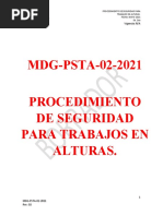 Procedimiento para Trabajos en Altura