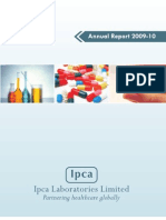 Ipca Labs Annual Report 2009 10