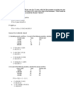 More Chapter 5 Exercises TVM