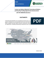 DOE BIL Battery FOA-2678 Selectee Fact Sheets - 1 - 2