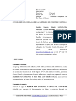 Demanda Obligación de Dar Suma de Dinero