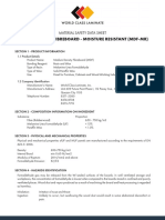 Material Safety Datasheet - MDF-MR