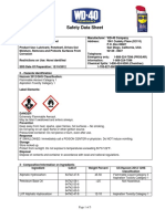 MSDS WD 40-Aerosol