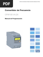 WEG CFW100 Manual de Programacion 10008008406 Es