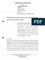 Demanda de Divorcio Por Causal - Alonso Sandoval