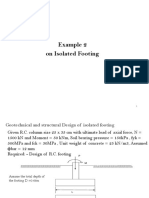 Example 2 Isolated Footing