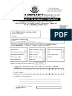 Appln - Cal 2011 Admission (Sem) New