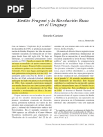 Emilio Frugoni y La Revolución Rusa en El Uruguay. Caetano