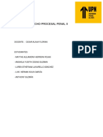 Derecho Procesal Penal Ii: Docente: Cesar Alava Florian