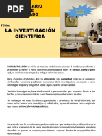 TEMA 3 - LA INVESTIGACIÓN CIENTIFICA (Actualizado)