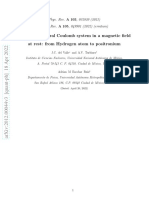 Two-Body Neutral Coulomb System in A Magnetic Field