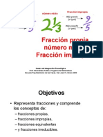 Fraccion Propia Numero Mixto Fraccion Impropias 1234736093253008 3