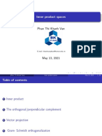 Chapter 3 Inner Product Space