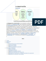 Biología de La Conservación