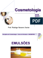 Cosmetologia Aula 3 - emulsÕES