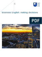 Business English Making Decisions Printable