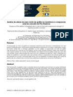 Análise Da Adição de Nano Óxido de Grafite Na Resistência À Compressão Axial Do Concreto de Pós Reativos