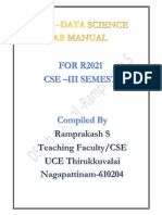 Data Science Lab Manual - CS3361-Ramprakash S