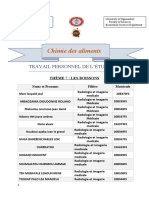 TPE Boissons Chimie Des Aliments