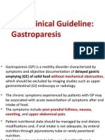 Gastroparesis. ACG