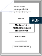 Cours Mathématiques Financières