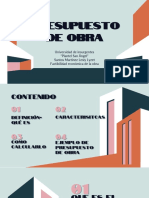 Presupuesto de Obra