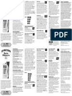 SonicMeasure DM s50L Instructions