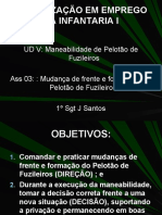 OEInf I - UD V - As 03 - Maneabilidade Pel Fuz - Mudança de Frente e Formação