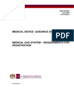 Medical Gas System - Requirements For Registration