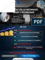 Le Rôle de La Monnaie - Dans L'économie